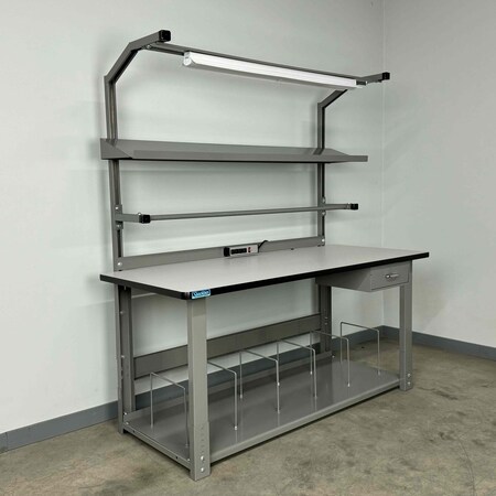 Stackbin Workbenches, 60" W, 1000 lb. P6030BDN-T-BL