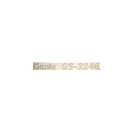 Genie REPLACEMENT DECAL COSMETIC GS-3246 62058
