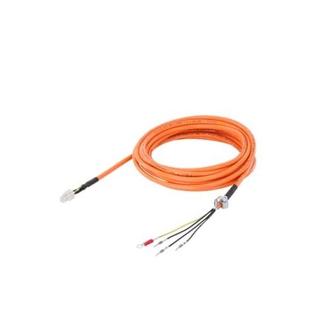 Siemens Power cable pre-assembled 4x 0.75 C for motor 6FX3002-5CK01-1AD0