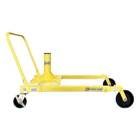Oz Lifting Products Mounting Base, Steel, Yellow, 1200 lb cap. OZWB2-TP
