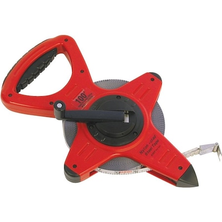 Bosch Pro Series Measuring Tape, 100 ft L Blade, 1/2 in W Blade, Steel Blade, ABS Case 82-10080B