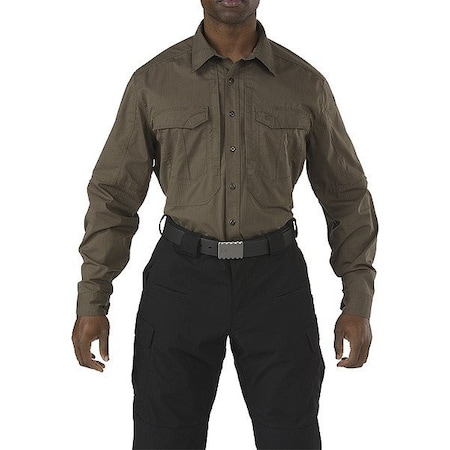 5.11 Tactical Shirt, Men's, 5XL, Long Sleeve 72399TABR-192-5XL