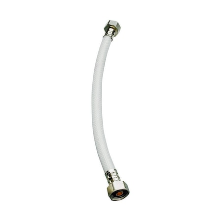 Plumb Pak EZ Series Sink Supply Tube, 1/2ininlet, FIPinlet, 1/2in Outlet, FIP Outlet, Vinyl Tubing, 36in L PP23453
