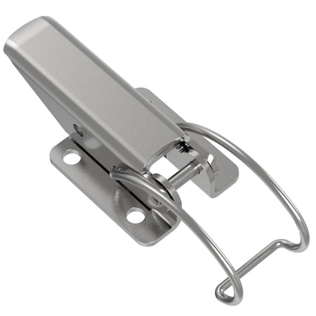 Southco Toggle Style Draw Latch, Medium Size, Exposed Mount, Steel, Zinc Plate, Bright chromate TL-40-105-07