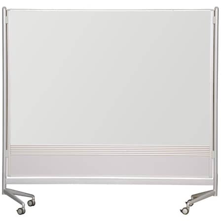Best-Rite RoomDivider, Revrsble, Porcelain, 72"x48" 661AD-DD