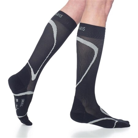Sigvaris Performance Sock 20-30mmHg Ankle Closed Toe- Calf Socks - Black- Sort Medium 412CSM99