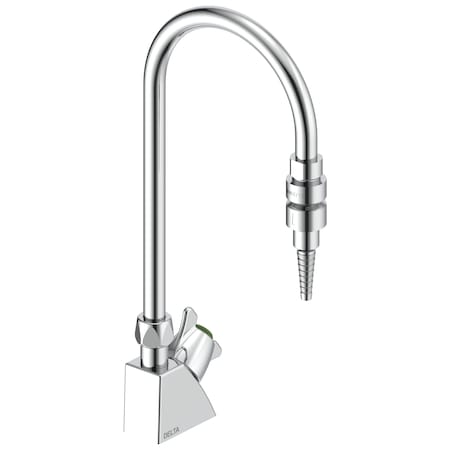 Delta Commercial W66 Series Single Handle Water Single Handle Deck-Mount Water Faucet In Chrome W6600-9