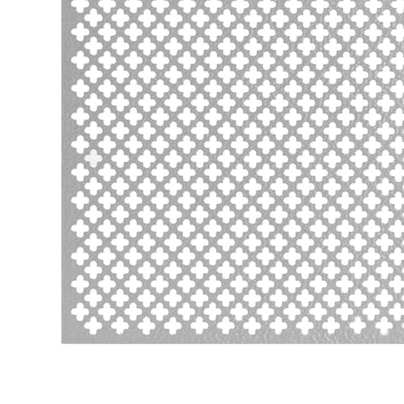 M-D Building Products 24 in. x 36 in. x .020 in. Mill Aluminum Sheet Cloverleaf 57042