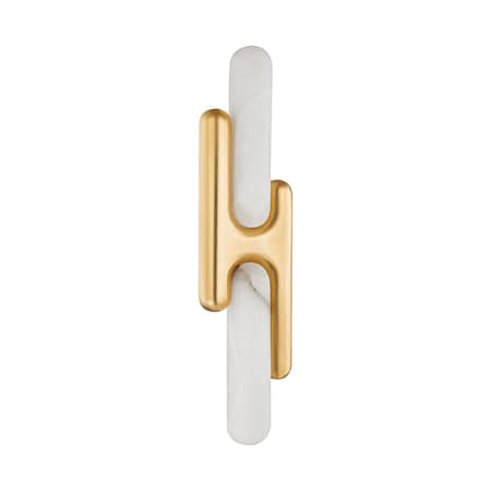 Corbett Lighting Rosalba 2 Light Wall Sconce 6.5 In. Vintage Brass 376-02-VB