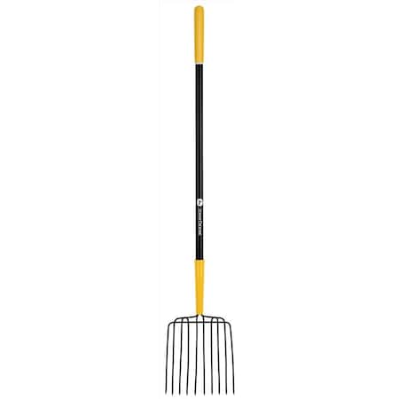 John Deere 10 Tine Steel Bedding Fork 48 in. Fiberglass Handle BPJ-10LF-JD