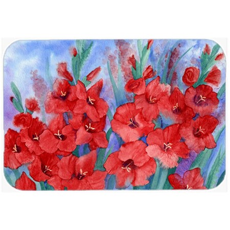 Carolines Treasures Gladioli Glass Large Cutting Board IBD0250LCB