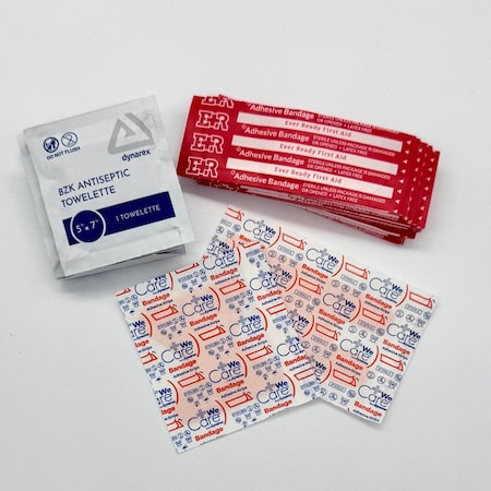 First Voice ANSI Class A First Aid Go Kit Replacement Pocket 2: Minor Injury P2-ANSI-2021-CLASS-A