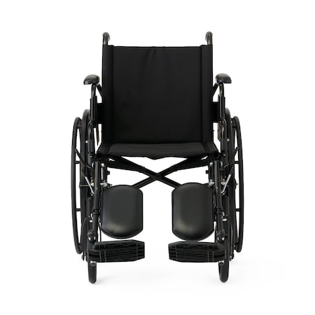 Medline Guardian K4 16in Wide Wheelchair with Desk-Length Arms and Elevating Footrests K4166N24E