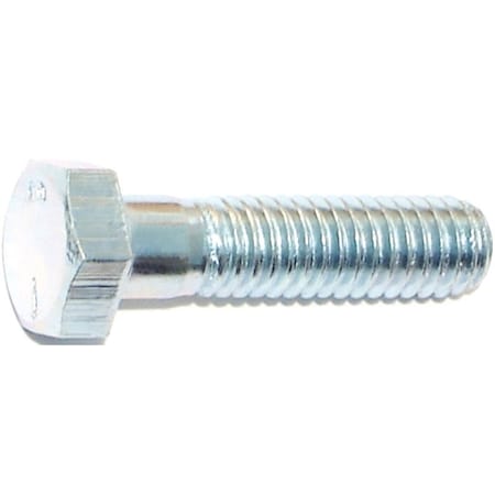 Midwest Fastener Grade 5, 5/16"-18 Hex Head Cap Screw, Zinc Plated Steel, 1-1/4 in L 274