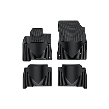 Weathertech Black, Front and Rear All Weather Floor Mats WTCB126127