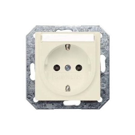 Siemens DELTA i-system electrical white SCHUKO socket outlet 10/16 A 250 V With screwless 5UB1555