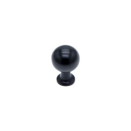 Utopia Alley Zinc Cabinet Knob, Matt Black HW410BK