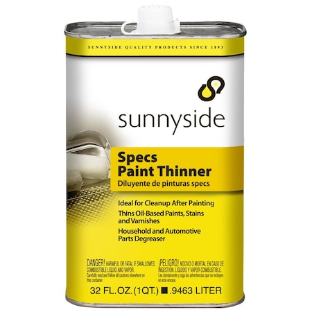 Sunnyside 1 Qt 70432Specs Paint Thinner 70432