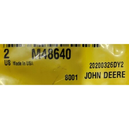 John Deere WASHER, JOHN DEERE OEM M48640  M48640