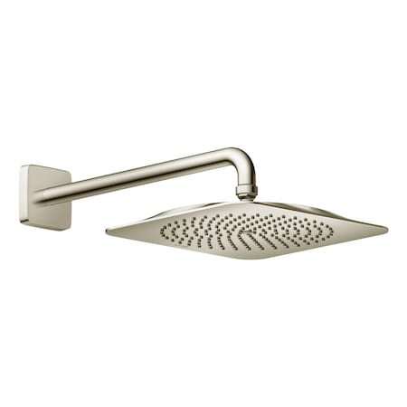 Axor Citterio C Showerhead 270 1- Jet with Showerarm Trim, 1.75 GPM in Polished Nickel 28796831