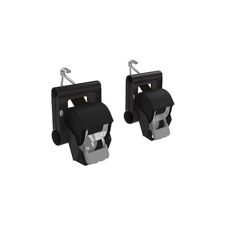 Kargo Master 31493 Retractable Ratchet Straps with Pro III Mount Brackets K47-31493