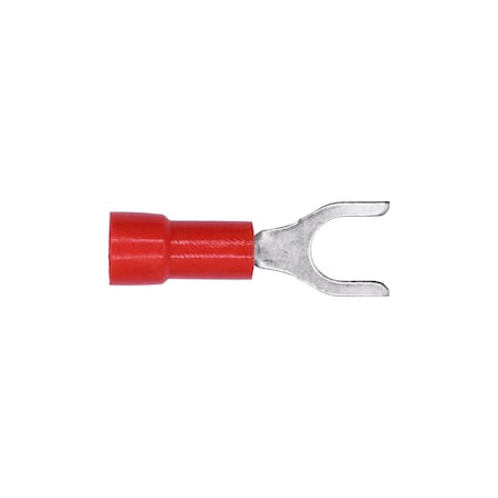 Auveco Vinyl Insulator Spade Term 22-18 Gauge #8-10 Std, 100PK 5034
