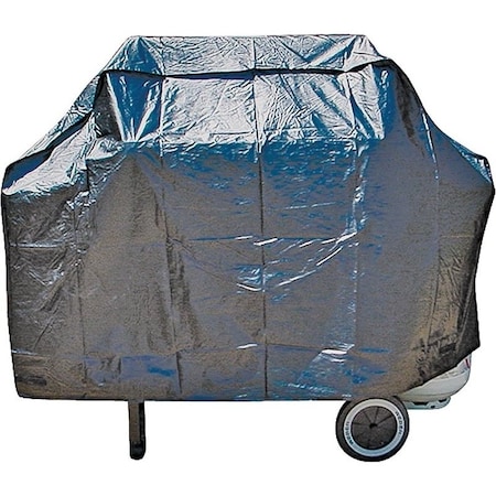 Omaha Grill Cover, 20 in W, 34 in H, Vinyl, Black BC-SB073L
