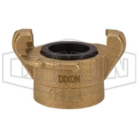 Dixon Sand Blast Coupling, 1-1/4 in, NPT, Brass, Domestic BSC125