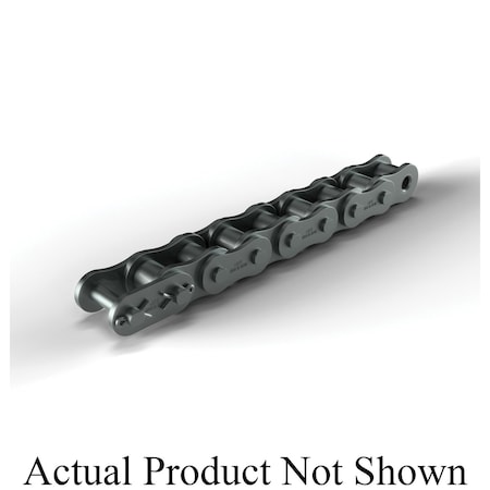 Hkk Chain Cottered Standard Roller chain, 10 ft OAL, 3/4 P, 0.469 Dia x 1/2 in W Roller, Alloy Steel RC060C1A