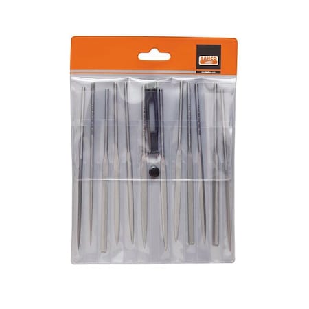 Bahco Bahco Smooth File Set, 5-1/2", 12 pcs. BAH24721420