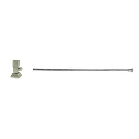 Mountain Plumbing Toilet Kit - Square Handle 1/4 Turn Valve (MT5004) in Satin Brass MT5831-NL/SB