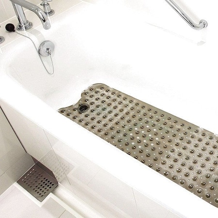 Healthsmart Bath and Shower Mat, Black, 40 in L 523-1740-0030
