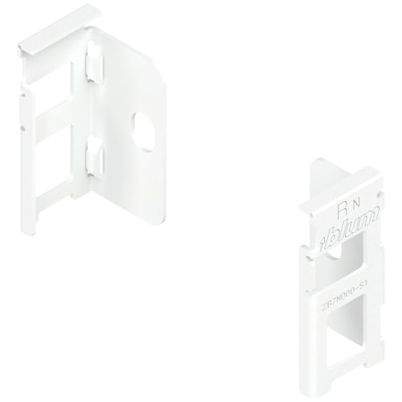 Blum Legrabox Series N Height Rear Fixing Bracket for Silk White, PR ZB7N000S