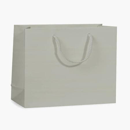 Nashville Wraps Silver Matte Gift Bags, Medium 13x5x10, 100PK MTMBSI