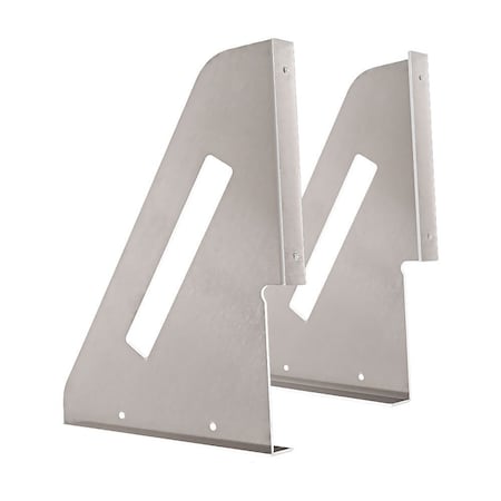 Mytee Products Mounting Brackets for Flatbed and Stepdeck Trailer Toolbox 24 in x 24 in Weld-on MBTR24-AL