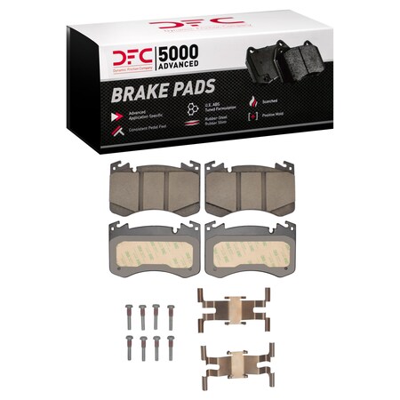 Dynamic Friction Co DFC 5000 Brake Pad 1551-2462-01