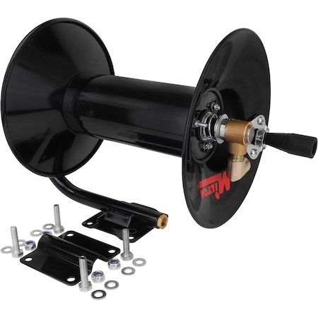 Milton Manual Crank Reel for Pressure Washing (holds 100 ft of hose) PWMR5100