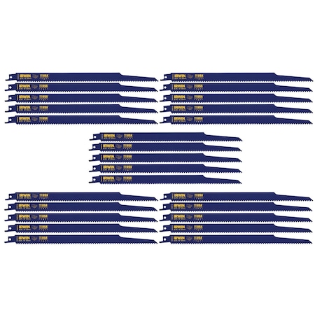 Irwin 12 in x 6 TPI Reciprocating Saw Blade, IRWIN, 1 PK 372156B