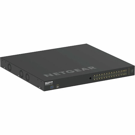 Netgear GSM4230PX-TAANAS AV Line 24-Ports 1G PoE 480W, 2-Ports 1G and 4-SFP+ Managed Switch GSM4230PX-TAANAS