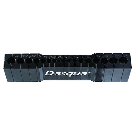 Dasqua 17 Hole Drill Guide 1/8-3/8 X 64ths 1804-6333