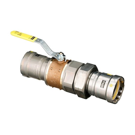 Viega Manual Two-Way Ball Valve, 10.88 in L 30715