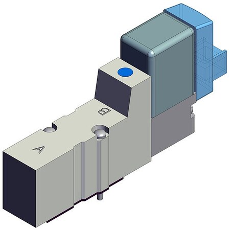 Smc Solenoid Air Control Valve, 64 5/16 mm L SYJ3140-5LOZ