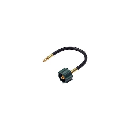 Mr. Heater 18 In. x 1/4 In. Inverted Male Flare x 3/8 In. Acme Nut LP Hose Assembly Black F271158-18