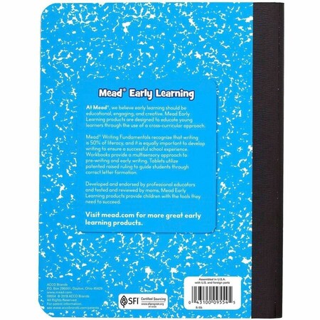 Mead Grade K2 Classroom Primary Journal Story Tablet, Assorted, 12PK MEA09554CT