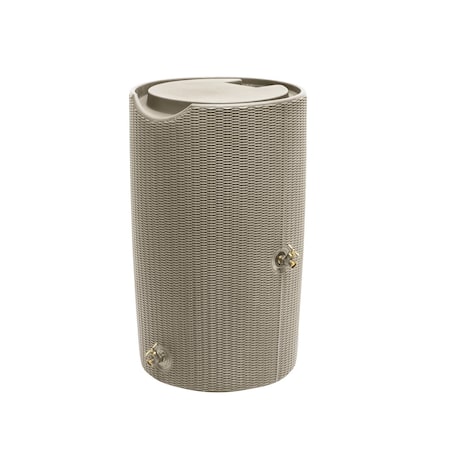 Good Ideas Impressions Bali 50 Gallon Flat Top Rain Saver - Desert Sand IMP-B50NP-DES