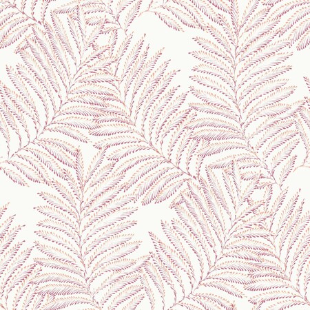 A-Street Prints Finnley Pink Inked Fern Wallpaper 2973-90502