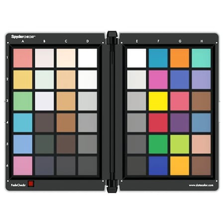 Datacolor Spyder Checkr Color Calibration Chart, 48 Spectral Targets, Grey Chart, White Balance, Durable, Tripod Mountable SCK100