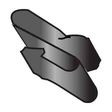 Zoro Select C52161-020-4 S-Clip Blk Phos, 2000Pk 613725