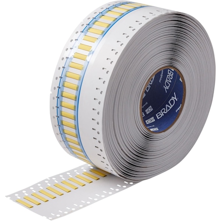 Brady BSP45 Series PermaSleeve Heat Shrink Polyolefin Wire Marking Sleeves, 0.125 in. Dia x 1 in. W, Yellow SA-3PS-125-1-YL