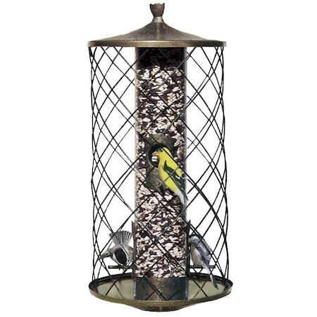Perky-Pet Wild Bird Feeder, 15-1/2 in H, 3 lb, Plastic, Black, Hanging Mounting 735